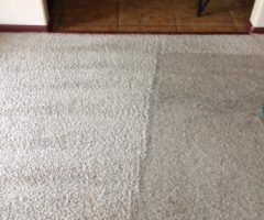 clean white carpet