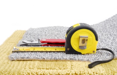carpet with tools on it
